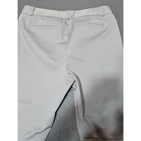 Liz Claiborne Pants Womens 16 Gray Ankle Length Slim Leg Mid Rise Dress Pants - Picture 13 of 13
